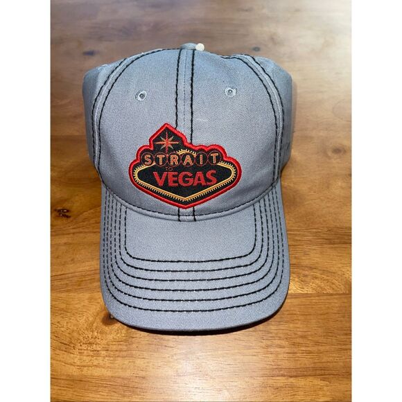 George Strait To Las Vegas Hat Country Singer Music Concert Residency Show Cap - Picture 1 of 4